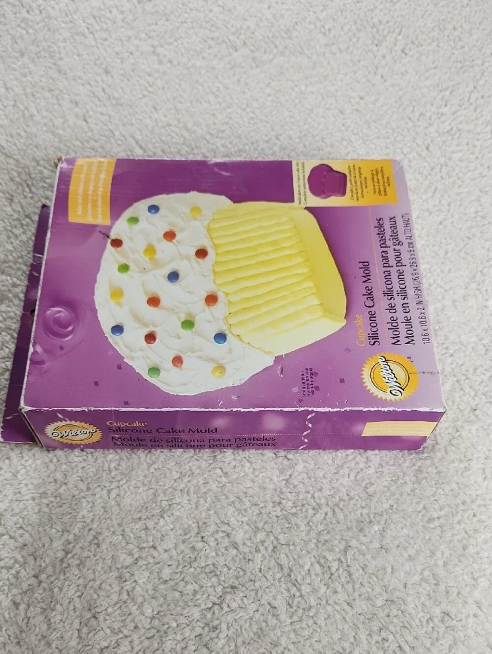 Wilton Cupcake Cake Mold Silicone With Original Box